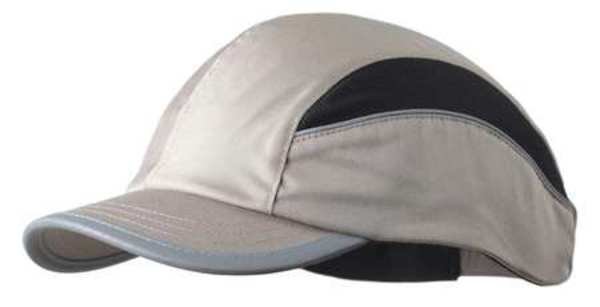 Bump Cap, Short Brim Baseball, Inner ABS Polymer, Outer Polycotton, Hook-and-Loop Suspension, Beige, Surflex, Mfr#: SCARAP1BGE
