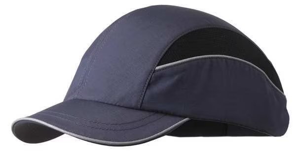 Bump Cap, Short Brim Baseball, Inner ABS Polymer, Outer Nylon, Hook-and-Loop Suspension, Navy, Surflex, Mfr#: SCARAP1NVY