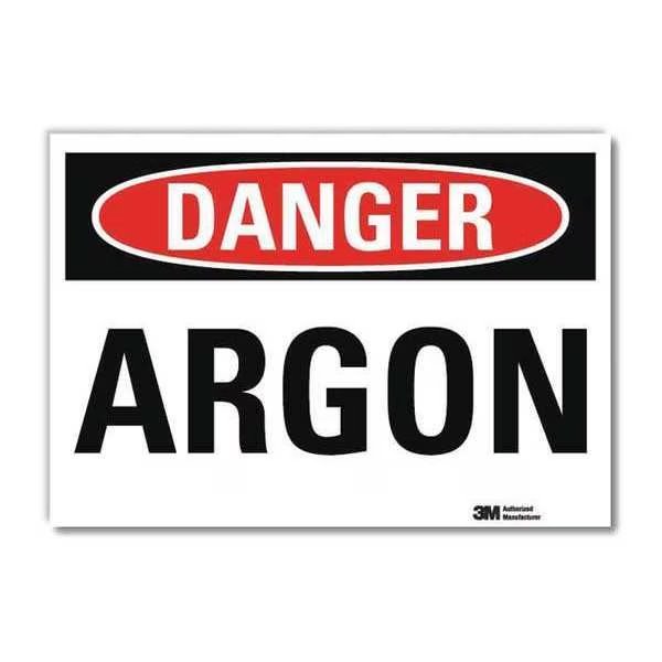 Danger Sign, 7 in H, 10 in W, Vertical Rectangle, English, U3-1106-RD_10X7, Lyle, Mfr#: U3-1106-RD_10X7