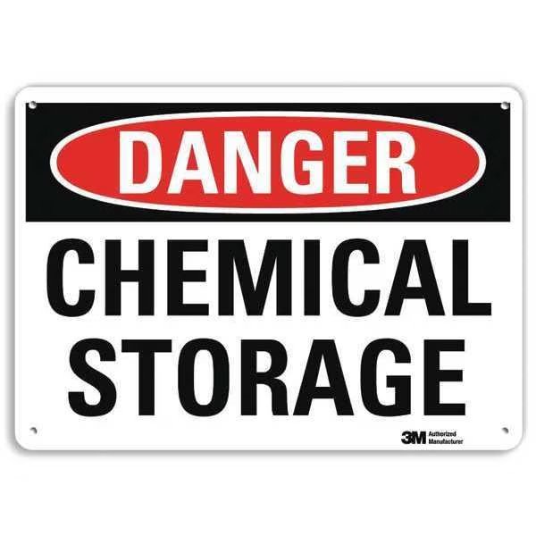 Danger Sign, 10 in H, 14 in W, Vertical Rectangle, English, U3-1163-RA_14X10, Lyle, Mfr#: U3-1163-RA_14X10