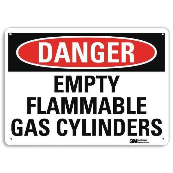 Danger Sign, 10 in H, 14 in W, Plastic, Horizontal Rectangle, English, U3-1423-NP_14X10, Lyle, Mfr#: U3-1423-NP_14X10