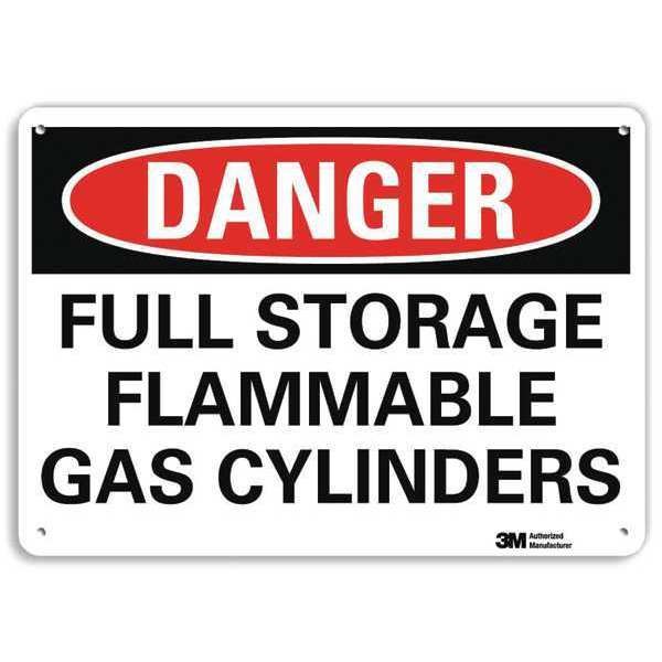 Danger Sign, 10" W, 7" H, 0.040" Thickness, U3-1524-NA_10x7, Lyle, Mfr#: U3-1524-NA_10x7