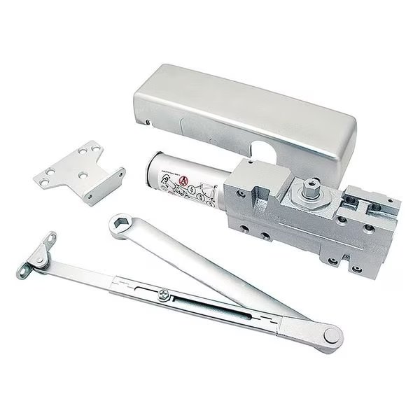 Manual Hydraulic TownSteel Overhead Closers Door Closer Heavy Duty Interior and Exterior, Aluminum, Townsteel, Mfr#: TDC 40-DA-AL