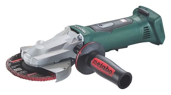 Bare Tool Angle Grinder, 18V DC, 5 in Wheel Dia., Metabo, Mfr#: WPF 18 LTX 125
