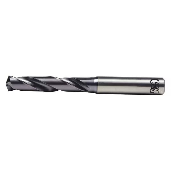 Screw Machine Drill Bit, 9.50 mm Size, 140  Degrees Point Angle, Solid Carbide, TiAlN Finish, Osg, Mfr#: HP243-3740