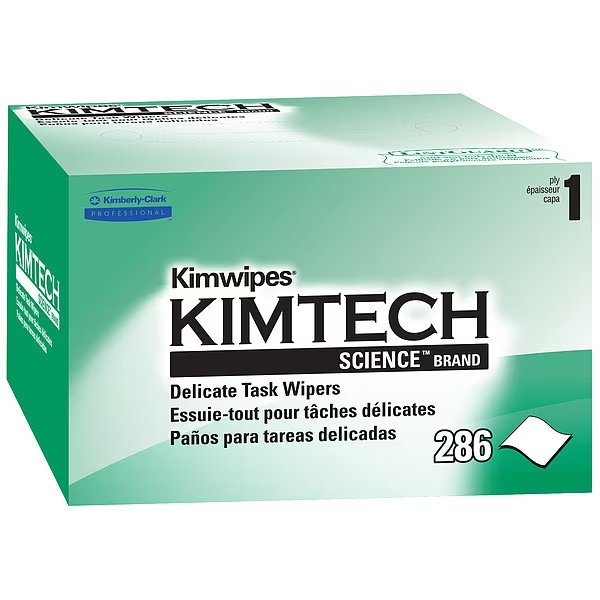 Box, 286 Wipes, 4-1/2 in x 8-1/4 in, Kimberly-Clark Professional, Mfr#: 34120