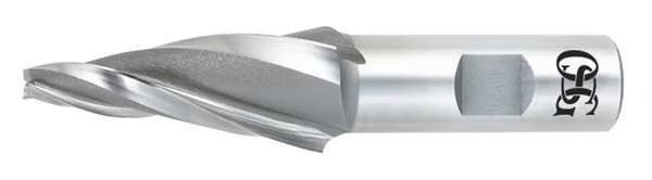 HSS End Mill, 1/4in.dia., 2-1/4in.Cut L, Osg, Mfr#: 5976400