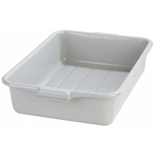 Tote Box, Gray, Polyethylene, Carlisle Foodservice, Mfr#: N4401023