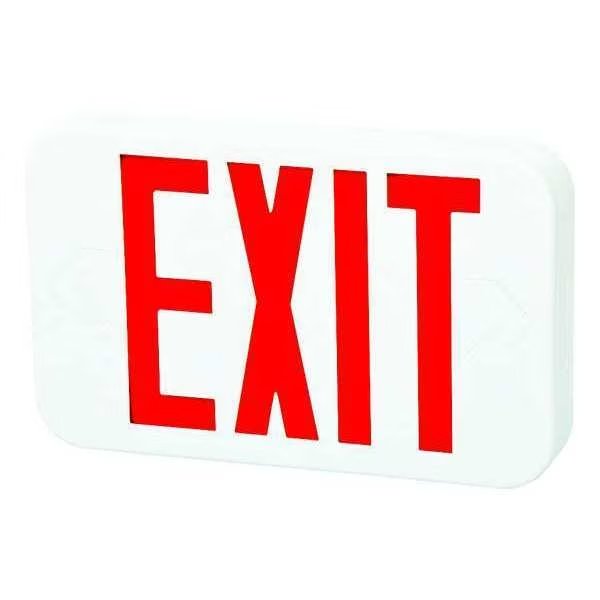 Exit Sign, LED, 8-1/4" H x 12-5/8" W, Fulham, Mfr#: FHEX20WREM