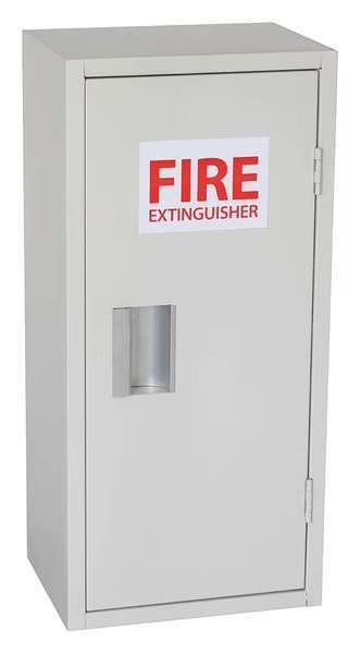 Fire Extinguisher Cabinet, Surface Mount, 25 9/16 in Height, 20 lb, EnjoyTool Select, Mfr#: 35GX44