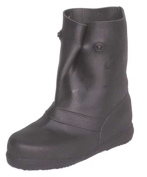 Overboots, M, Pull On, 12in H, Blk, PR, Treds Overboots, Mfr#: 14851