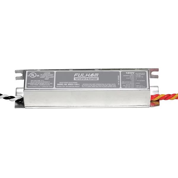 5 to 35 Watts, 1 or 2 Lamps, Electronic Ballast, Fulham, Mfr#: WH22-120-L