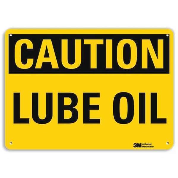 Caution Sign, 10 in H, 14 in W, Plastic, Horizontal Rectangle, English, U4-1520-NP_14X10, Lyle, Mfr#: U4-1520-NP_14X10