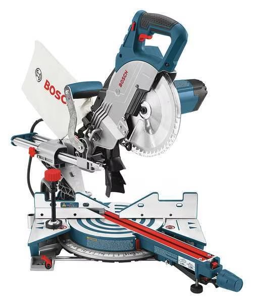 Corded, Miter Saw Max Blade Speed: 5,600 RPM 5/8 in Arbor Size, Bosch, Mfr#: CM8S