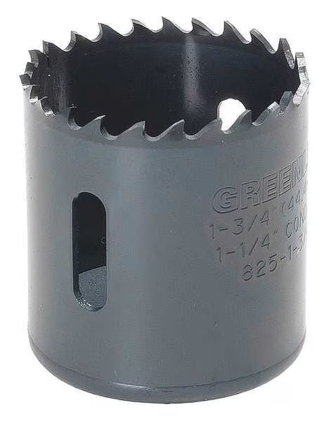 Hole Saw, 1-3/4 in. Dia., Variable Pitch, Greenlee, Mfr#: 825-1-3/4