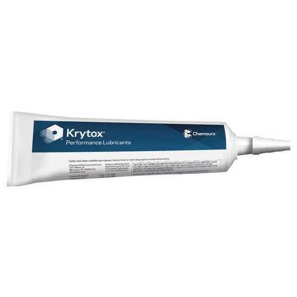 8 oz Tube Black, Krytox, Mfr#: GPL-217