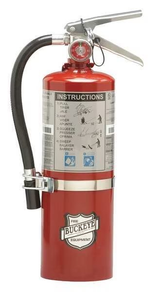 Fire Extinguisher, 40B:C, Dry Chemical, 5.5 lb, Buckeye Fire Equipment, Mfr#: 13514