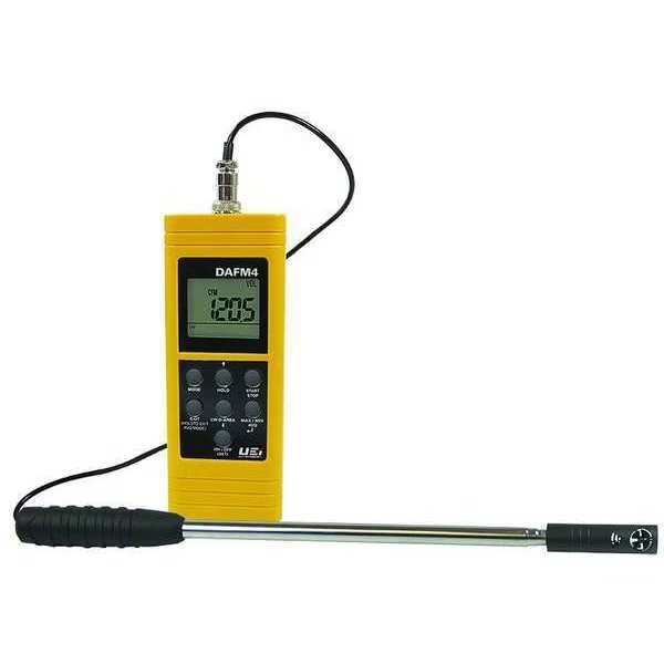 Digital In-Duct Mini Vane Anemometer, Uei Test Instruments, Mfr#: DAFM4