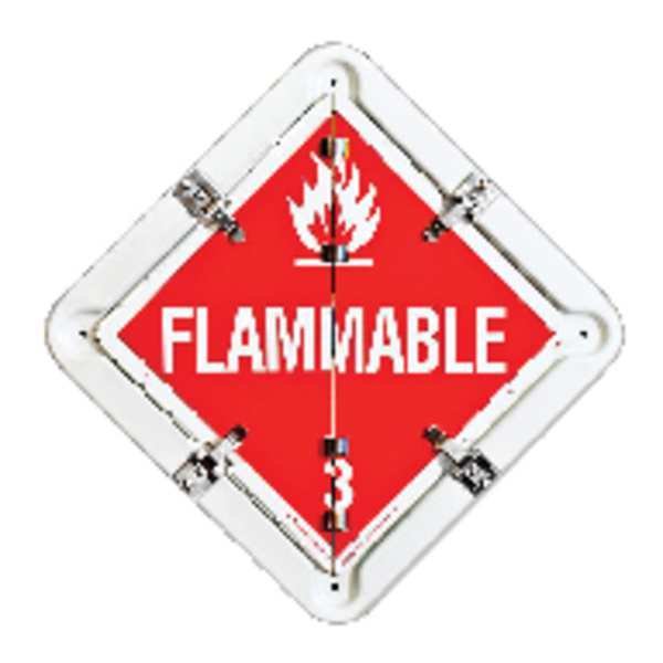 Trailer Flip Placard, 13-1/2inx13-1/2in, Labelmaster, Mfr#: 81-8WFO