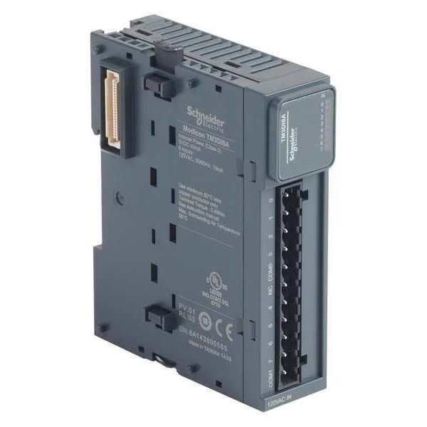 Ext Module, TM3, 8 inputs, 0 outputs, 120VAC, Schneider Electric, Mfr#: TM3DI8A