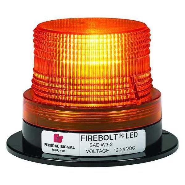 Beacon Light, 12/24VDC, Black Housing, Federal Signal, Mfr#: 220260-02