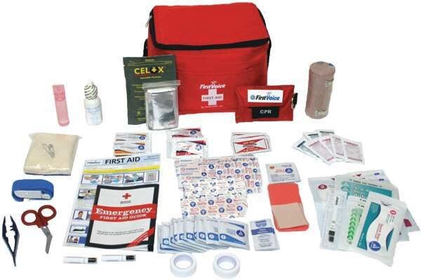 Bulk First Aid kit, Nylon, First Voice, Mfr#: HIKE02