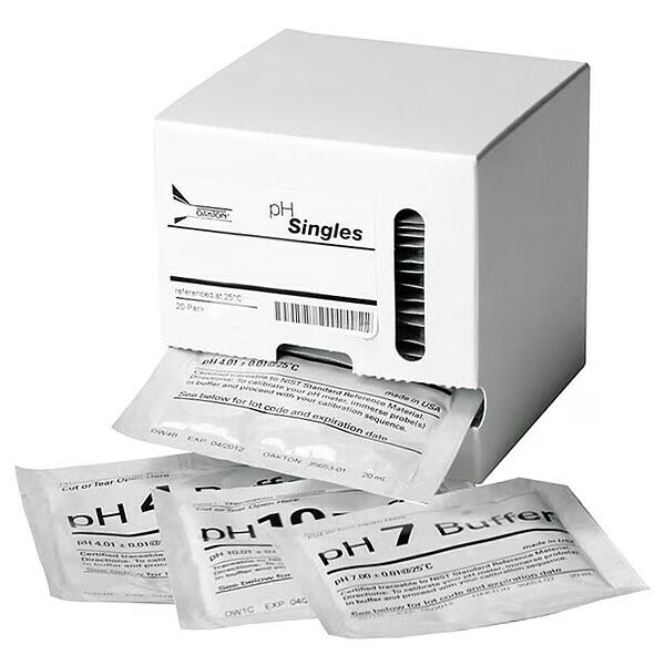 Buffer Solution Kit, pH, 4.01, 7.00, 20 mL, Oakton, Mfr#: 35653-04