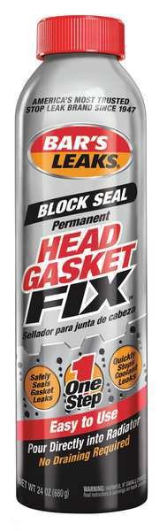 Block Seal Head Gasket Fix, 24 Oz., Bars Leaks, Mfr#: 1111