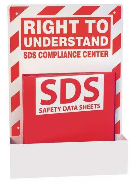 GHS SDS Compliance Center, Single Station, Zing, Mfr#: 6039