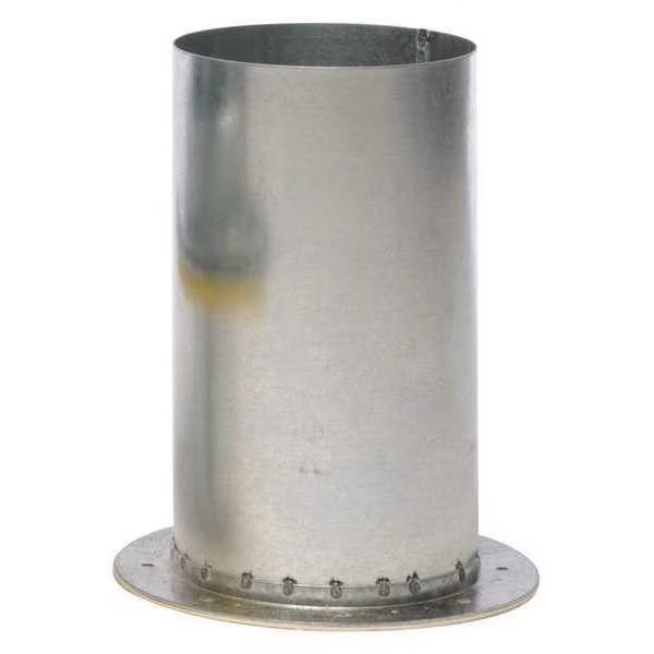 Vent Tube, Rear, Galvanized Steel, 12 in. L, Williams Comfort Products, Mfr#: 9806