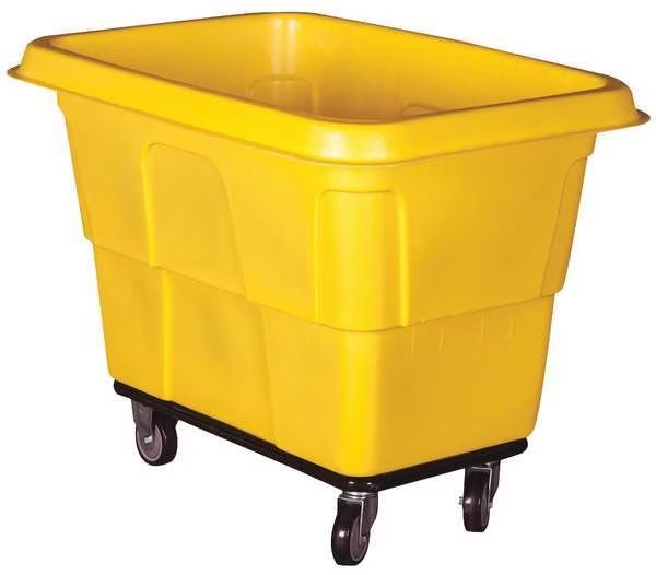 Cube Truck, 3/8 cu. yd., 500lb. Cap, Yellow, EnjoyTool Select, Mfr#: 36FL12