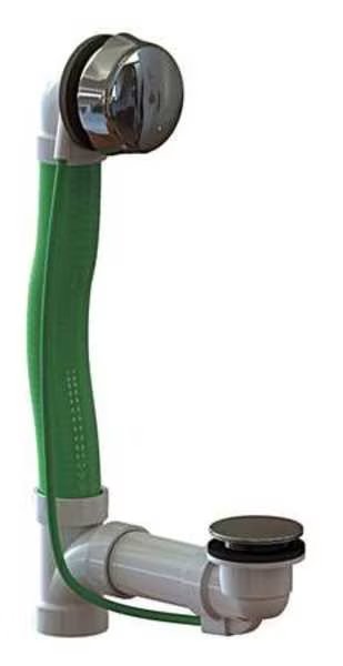 Bath Waste, Flexible, PVC, 16 In L, Watco, Mfr#: 928-CA-PVC-CP