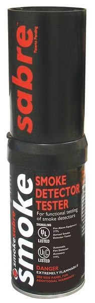 Smoke Detector Tester, 12 in. H x 8 in. W, Sdi, Mfr#: SABRE