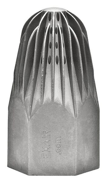 Nozzle, 3inL, 135scfm, 1in(F)NPT, Znc, Exair, Mfr#: 1114