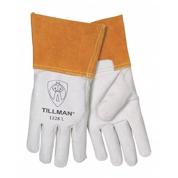 TIG Welding Gloves, Goatskin Palm, XL, PR, Tillman, Mfr#: 1328XL