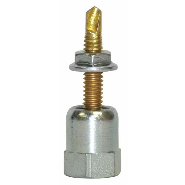 SAMMYS Vertical Rod Hanger, Steel, #12 Size, 1-1/2" L, Steel Zinc-Climaseal, 25 PK, Sammys, Mfr#: 8037957