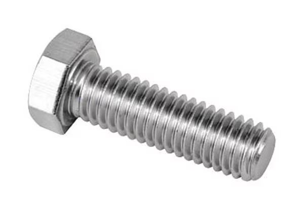 Not Graded, 3/8"-16 Hex Head Cap Screw, Plain Stainless Steel, 1-1/2 in L, Calbrite, Mfr#: S60300HC15