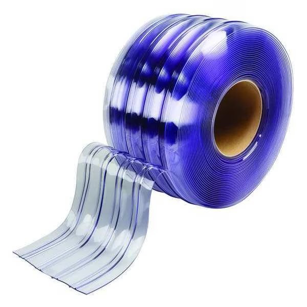 Flexible Bulk Roll, Ribbed, 12in, Clear, PVC, Tmi, Mfr#: 999-00003