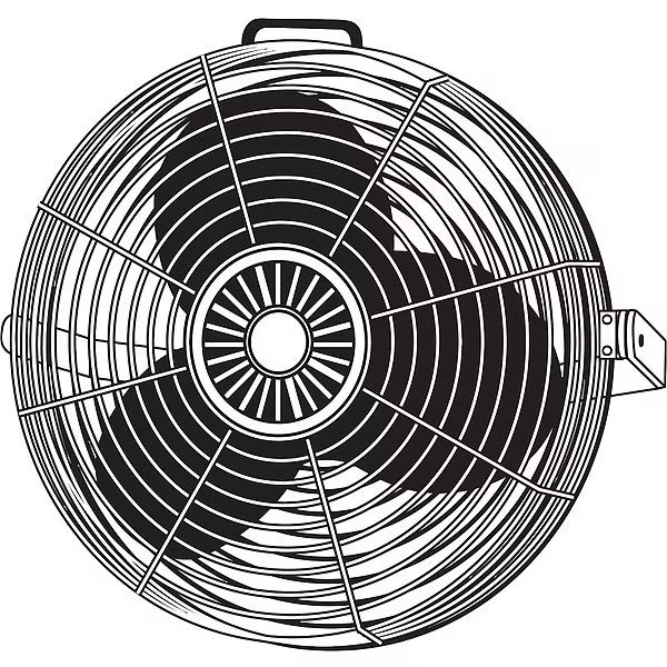 Fan 12" 120VAC, Air King, Mfr#: 9312