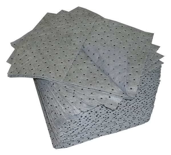 Sorbents, 24 gal, 15 in x 19 in, Universal, Gray, Polypropylene, Oil-Dri, Mfr#: L70393G