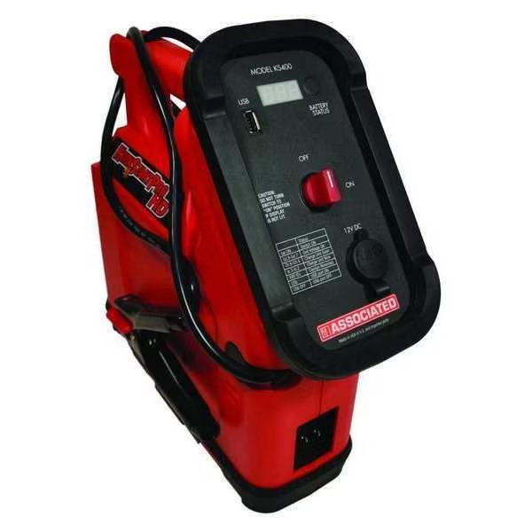 Jump Starter, 12V, 400A, Max Voltage 300V, Associated Equipment, Mfr#: KS400