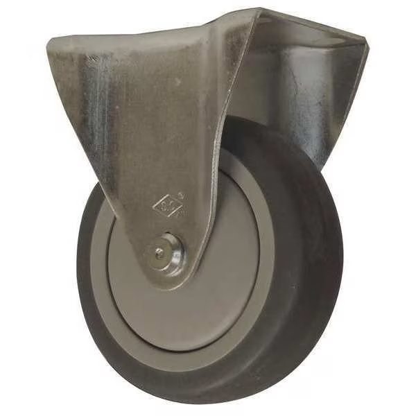 Caster 4 In., Fixed, 375 lb Capacity, Snap-Loc, Mfr#: SLAC4F