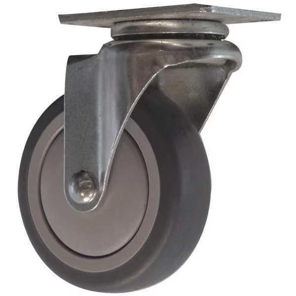 Caster 4 In., Swivel, 375 lb Capacity, Snap-Loc, Mfr#: SLAC4S