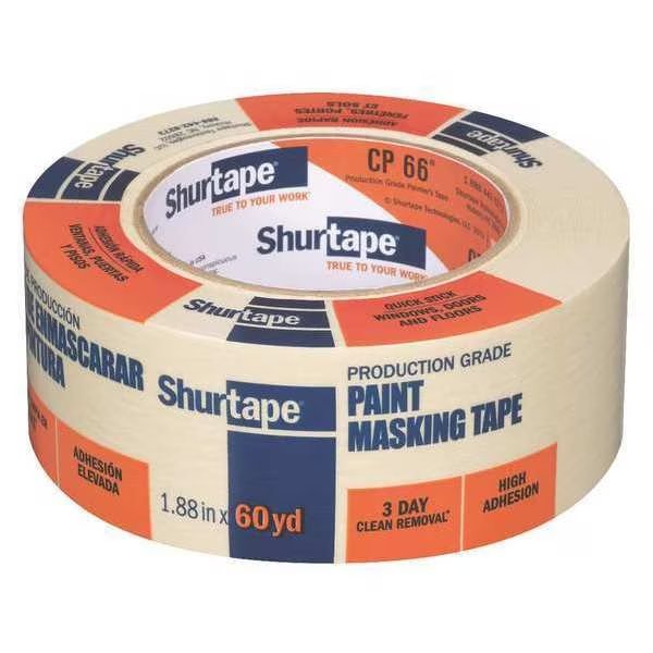 Painters Masking Tape, Natural, 48mm, Shurtape, Mfr#: CP 066