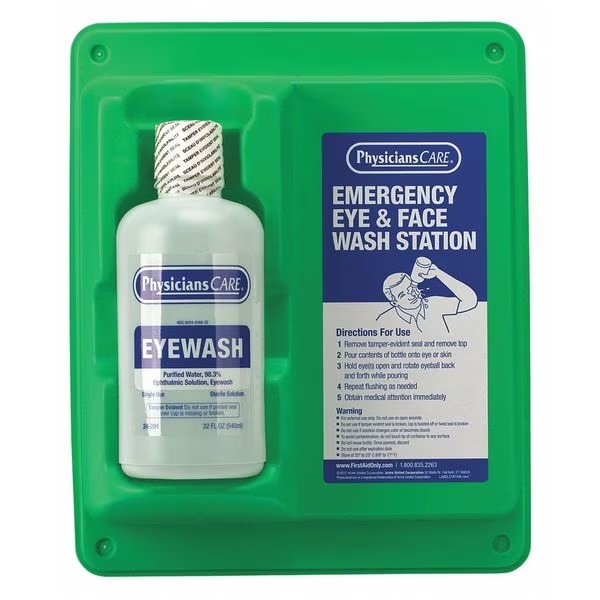 Eye Wash Station, 32 oz., Physicianscare, Mfr#: 24-202