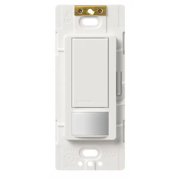 Occupancy Sensor, PIR, 900 sq ft, White, Lutron, Mfr#: MS-OPS6M2-DV-WH