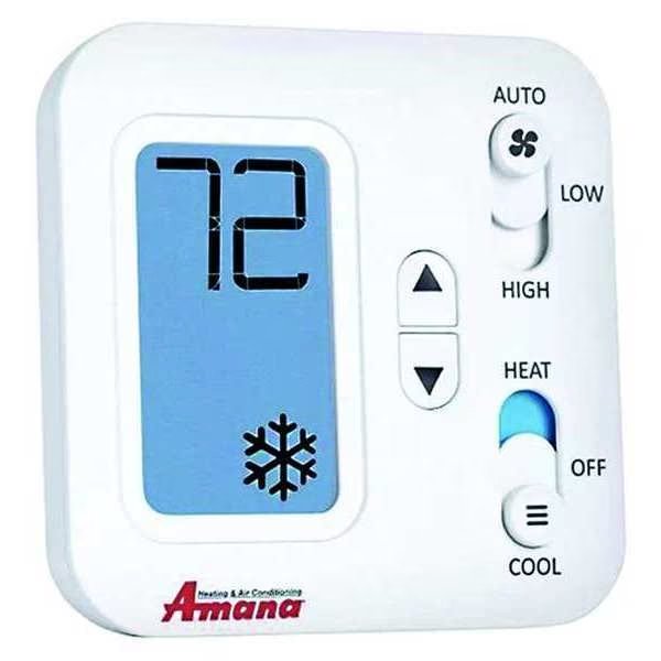 Mechanical Thermostat, Plastic, 3 in. D, Amana, Mfr#: PHWT-A150H