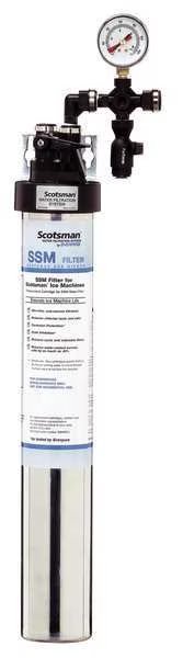 Water Filter System, 1.7 gpm, 0.5 Micron, 30 1/2 in H, Scotsman, Mfr#: SSM1-P
