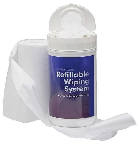 Canister Refill, 90 Wipes, 10 in x 7 1/2 in, Best Sanitizers, Mfr#: SS10005R