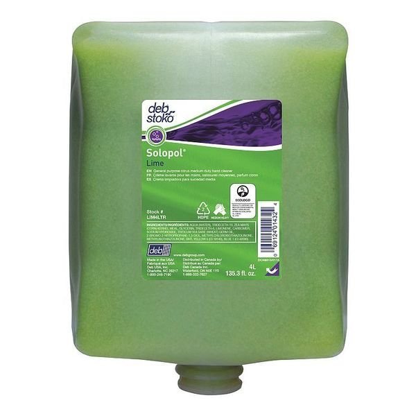 4L Paste Hand Cleaner Cartridge, 4 PK, Deb, Mfr#: LIM4LTR